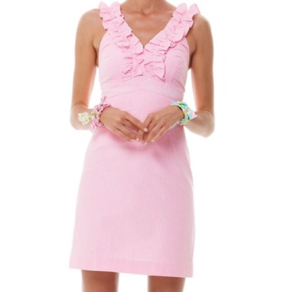 NWT Lilly Pulitzer Phoebe Lucky Seersucker Striped Mini Dress